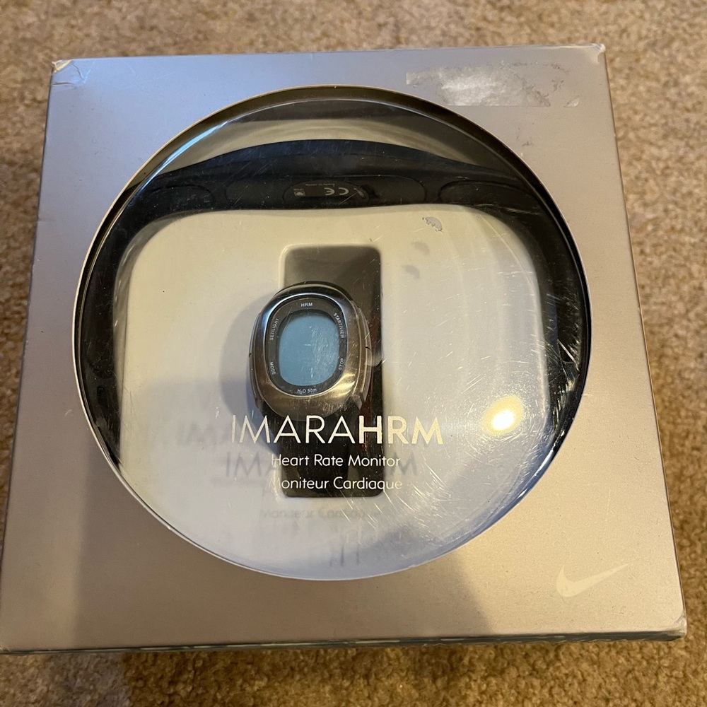 Nike IMARA HRM watch + chest strap heart rate monitor